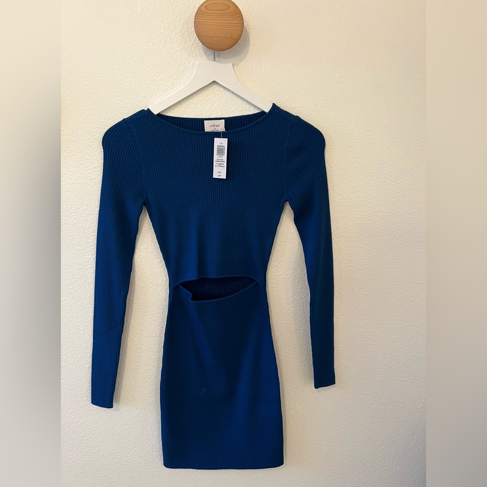 Aritzia Wilfred ribbed bodycon dress